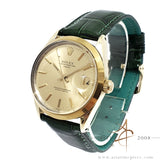 Rolex Date 1550 in 14k Gold Shell Automatic Vintage Watch (1973)