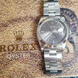 RARE Rolex Precision 6694 Grey Ghost Dial Vintage Watch (Year 1983)
