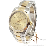 Rolex Oyster Perpetual 31 Ref 67483 Midsize Champagne Dial Oyster Bracelet (1990)