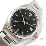 Rolex Oysterdate Precision 6466 Black Dial Vintage Watch (1962)