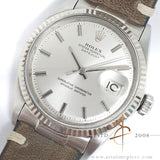 Rolex Datejust 1601 Silver Dial Vintage Watch (1970)