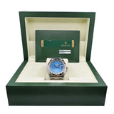 Rolex Datejust 41 116300 Azurro Blue Roman Dial on Oyster Bracelet (2013)