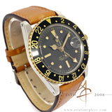 Rolex GMT Master 1675 Black Nipple Dial Vintage Watch (1975)