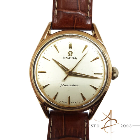 Omega Seamaster Gold Cap Automatic Vintage Watch