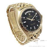 Rare Rolex Day Date 1803 President 18K Black Diamond Baguette Jubilee Vintage Watch (1963)