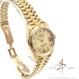 Rolex Lady Datejust 26 Ref 69178 Diamond Dial in 18K Gold (1995)