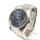 Rolex Oyster Perpetual 34 Date 15200 Sunburst Blue Dial (1996)