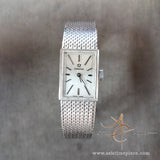 Omega 18k White Gold Lady Vintage Watch