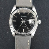 Rolex 6694 Oysterdate Precision Black Vintage Watch (1981)