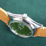 Rolex 6694 Custom Green Diamonds Vintage Watch (1979)