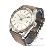 Rolex Datejust Ref 16014 Silver Linen Dial Vintage Watch (1978)