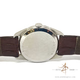 Omega White Sunburst Dial Vintage Watch