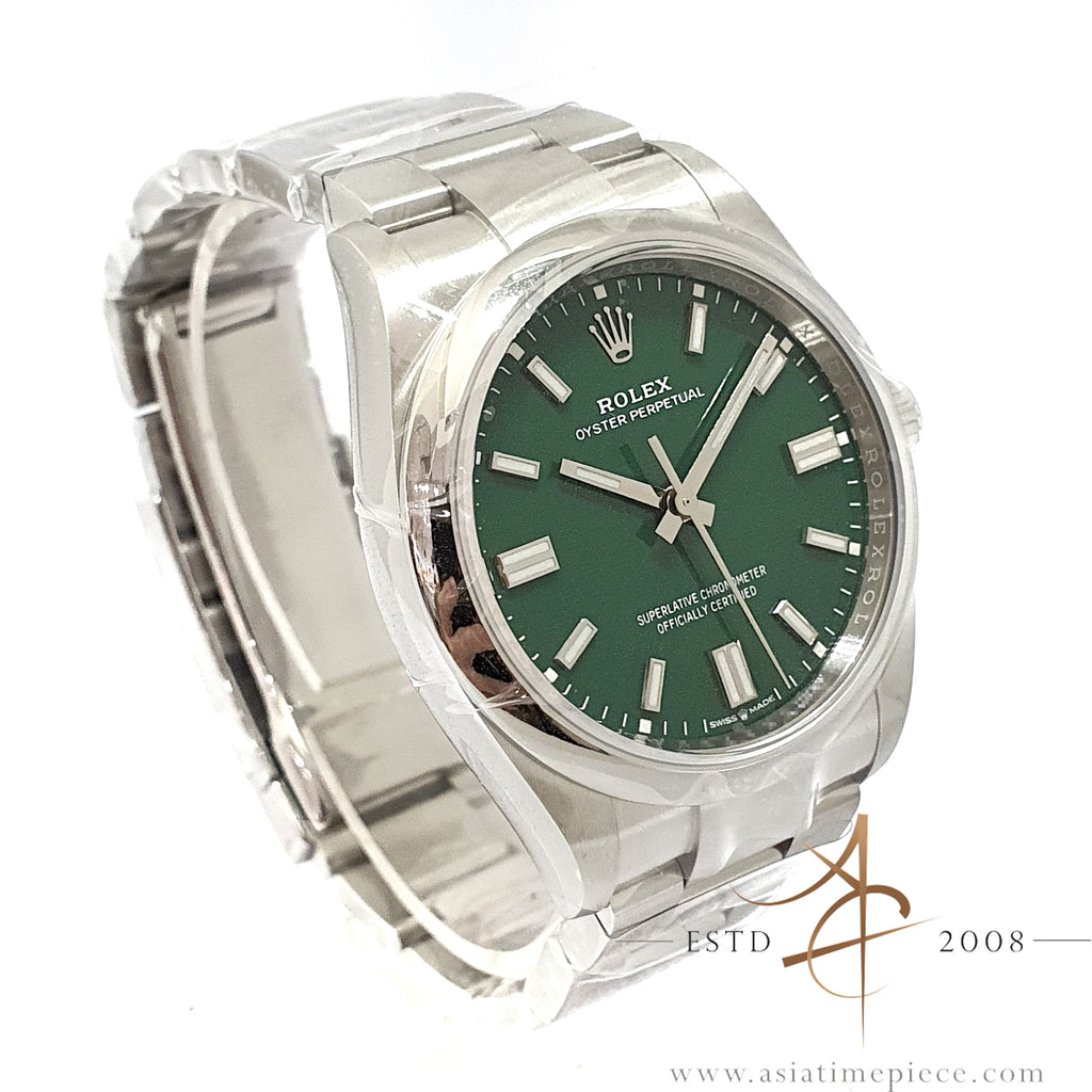 Brand New Rolex OP36 Oyster Perpetual 36 Ref 126000 Green (2021) – Asia ...