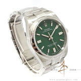 Brand New Rolex OP36 Oyster Perpetual 36 Ref 126000 Green (2021)