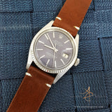 Rolex 1601 Custom Blue Vintage Watch (Year 1973)