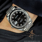 Full Set Rolex Datejust 41 Ref 126334 Black Diamond Dial on Jubilee Bracelet (2021)
