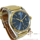 Rolex Datejust 16013 Blue Dial Vintage Watch (1984)