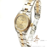 Rolex Oyster Perpetual 26 Lady 67193 Champagne Dial in Oyster Bracelet (1998)