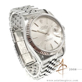 Rolex Datejust Ref 16234 Silver tapestry Dial Vintage Watch (1989)