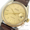 Rolex Precision 6694 Linen Dial Custom Fluted Bezel (1968)