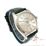 Rolex Datejust 16014 Silver Tapestry Dial Vintage Watch (1981)
