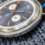 Technos Blue Swiss Vintage Watch Chronograph
