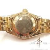 [Rare] Rolex Lady Datejust 69178 Linen Dial in 18K Gold Jubilee Bracelet Vintage Watch (1984)