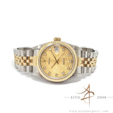 Rolex Datejust 31 Midsize Ref 68273 Computer Diamond Dial No Pinhole (1993)