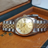 [Box & Cert] Rolex Datejust 16013 Linen Dial  Vintage Watch (1983)
