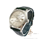 Rolex Datejust 16014 Silver Tapestry Dial Vintage Watch (1981)