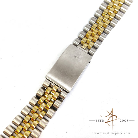 Rolex 20mm Jubilee Bracelet Half Gold 62523H End Link 455
