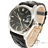 Rolex Oysterdate Precision Ref 6694 Black Dial Vintage Watch (Year 1966)