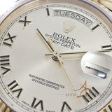 Rolex 18038 Day-Date President 18K Gold Champagne Roman Dial (1986)
