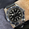 Like new Tudor Heritage Black Bay 41 Blue Ref 79230B Leather (2021)