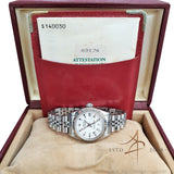 Rolex Lady Datejust 26 Ref 69174 White Roman Dial (1993)