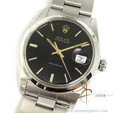 Rolex Precision 6694 Black Dial Vintage Watch (1984)