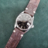 Rolex Oysterdate Precision 6694 Black  Vintage Watch (1971)