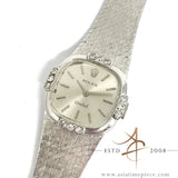 Rolex Orchid Ref 3358 Ladies 18k White Gold Diamond Sigma Dial Watch