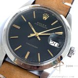 Rolex Precision 6694 Black Dial Vintage Watch (1973)