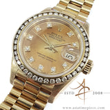 Rolex Lady Datejust Ref. 69178 Diamond Tropical Dial in 18K Vintage Watch (1989)