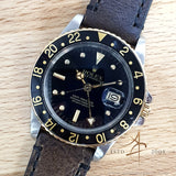 Rolex GMT Master 16753 Nipple Dial Vintage Watch (1984)