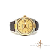 Rolex  Vintage Oyster Perpetual Datejust Ref 1601 Linen Dial (Year 1979)