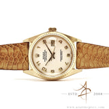 Rolex Datejust 16018 White Computer Arabic Dial 18k Vintage Watch (1979)
