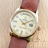 Rolex Day Date President 1803 Diamond Dial Vintage Watch (1975)