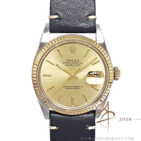 Rolex Datejust 16013 Champagne Dial Vintage Watch (1985)