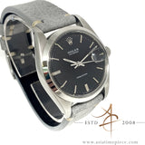Rolex Oysterdate Precision 6694 Dark Grey Dial Vintage Watch (Year 1978)