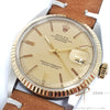 Rolex Datejust 1601 Rare Matte Gold Dial Vintage Watch (1978)