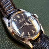 Rare Rolex Date World War 2 Vintage Watch 6535 with Sharkteeth Markers (1945)