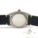 Rolex Precision 6694 Custom Green Sunburst Roman Dial Vintage Watch (1963)