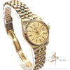 [Rare] Rolex Lady Datejust 69178 Linen Dial in 18K Gold Jubilee Bracelet Vintage Watch (1984)